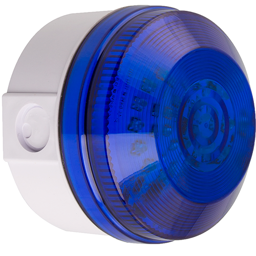 LED195 Blixtljus med blå lins från ACS Nordic AB