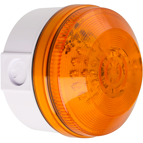 LED195 Blixtljus med orange lins från ACS Nordic AB