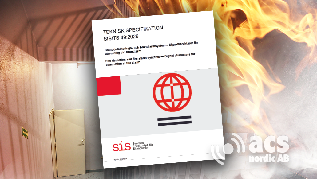 Ny teknisk specifikation SIS/TS 49:2026 - ACS Nordic AB